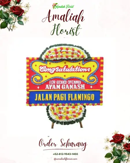 Sewa Papan Bunga Karyajaya